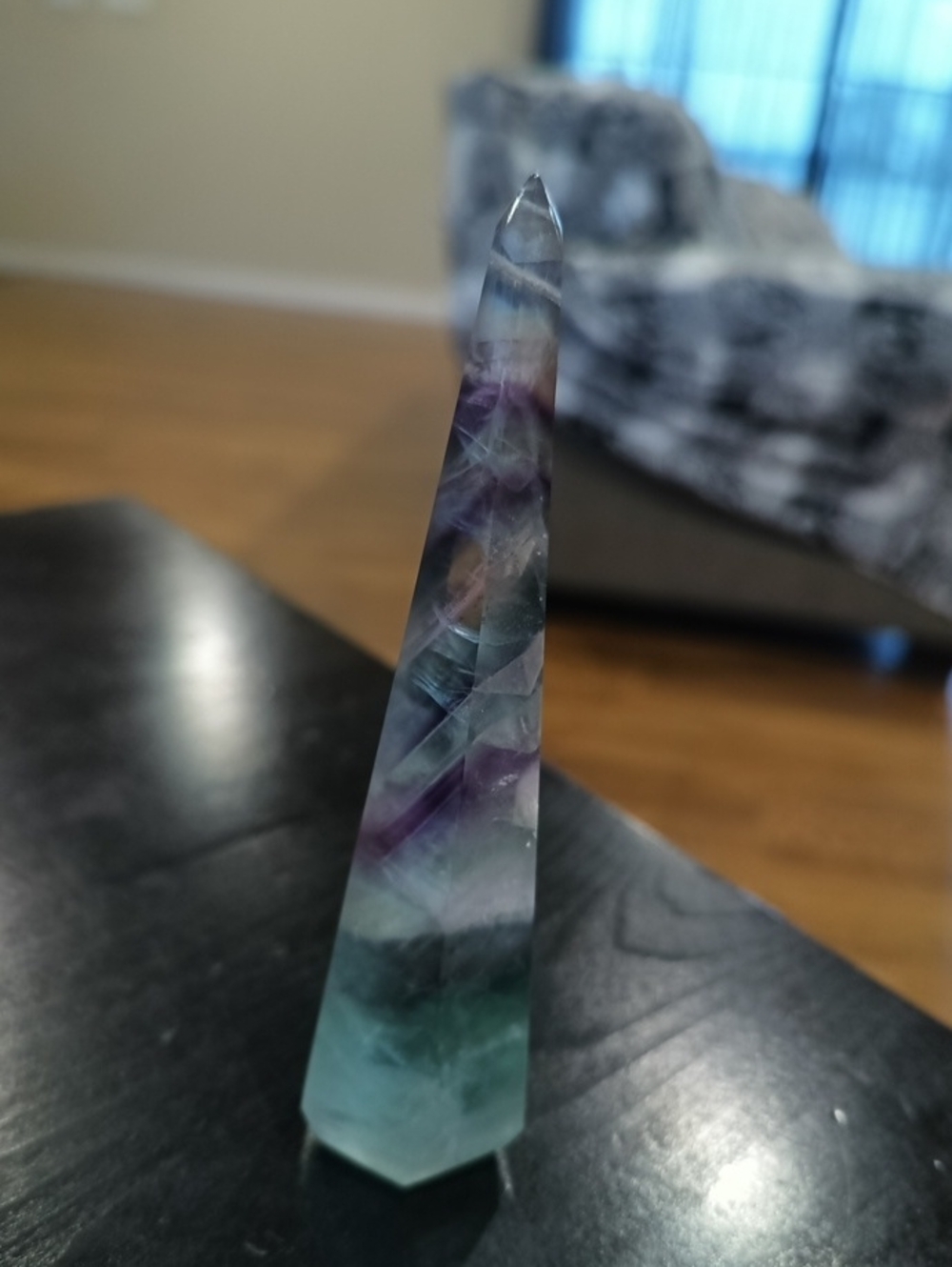 Fluorite Decorative Crystal Tower - Ring Holder
